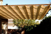 Sistema de toldo palillero